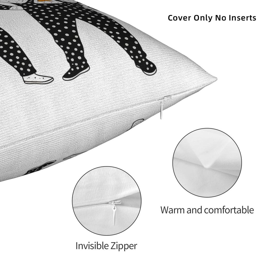 Pillow Cover Band Angine De Poitrine Fashion Pillow Case For Wedding Party Home Decor Pillowcases