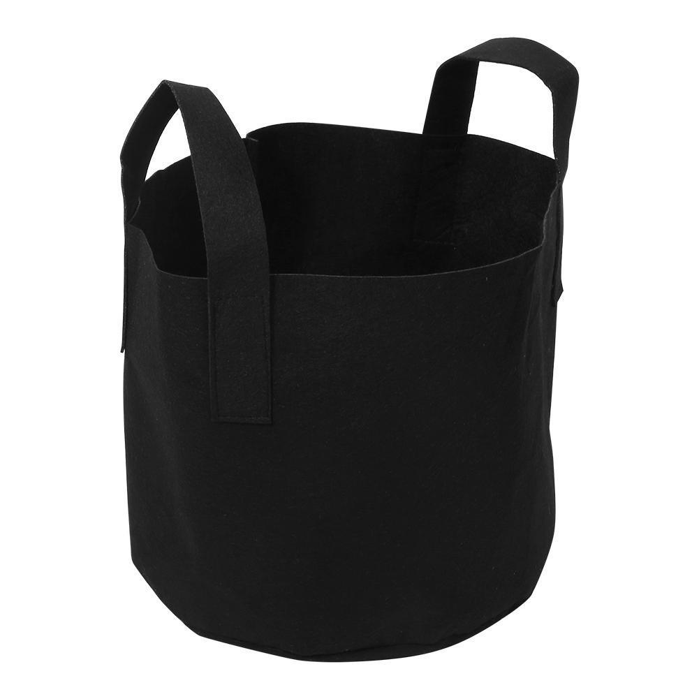 1 2 3 5 7 10 Gallon Black Plants Growing Bag Vegetable Flower Aeration Planting Pot Container