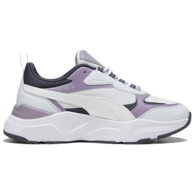 Puma Cassia Silver Mist Pale Plum Women Sneakers White Galactic-Grey 384647-23