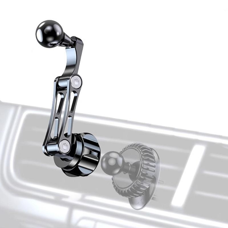 Rotating Ball Head Extenders Ball Joint Extension Arm Adjustable for Car Air Outlet Vent Phone Stand & Map Mount Holder K1KF