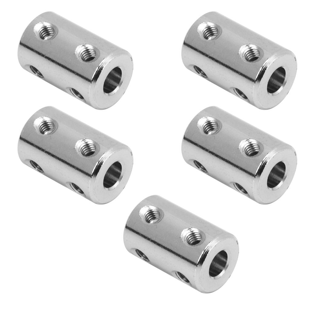5pcs Flexible Shaft Coupling 6 To 6mm Steel High Strength Motor Shaft Connector for Transmission
