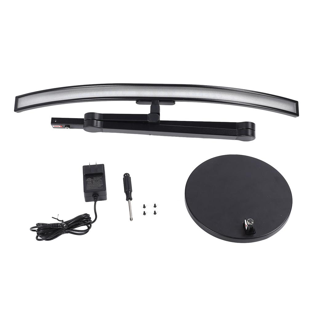 Настольный светильник для чтения с регулируемым углом наклона 3000-6500K, адаптивная регулировка яркости, настольная лампа для обучения рисованию и