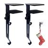 Mantel Stocking Hook Christmas Stocking Holder Christmas Stocking Garland Holder Set for Mantel Front Door Xmas Decoration