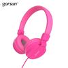 Детские наушники Gorsun, легкие стереопроводные детские гарнитуры для детей и взрослых, регулируемая повязка на голову, гарнитура для малышей для смартфонов