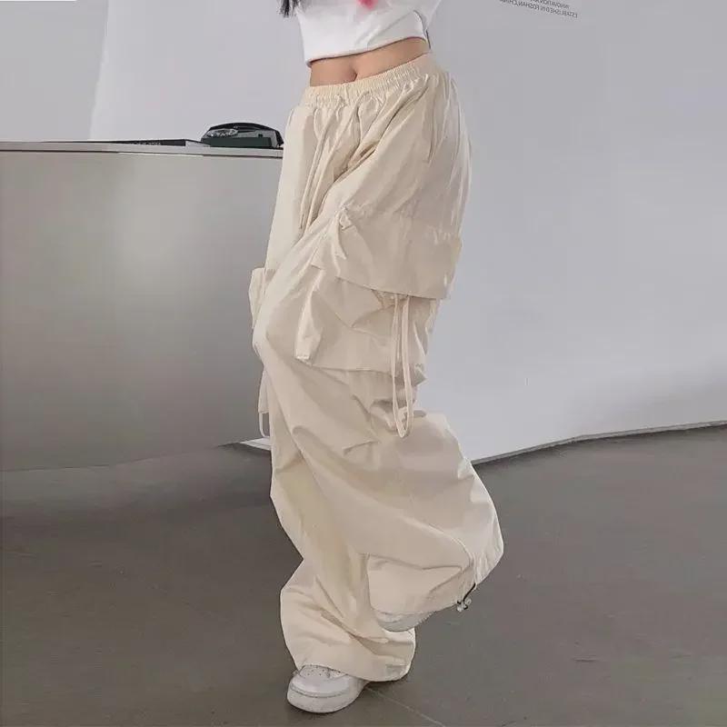 Плотный комбинезон в американском стиле 2024 года: Женский тренд осень/зима, повседневные универсальные прямые широкие брюки свободного кроя для мужчин