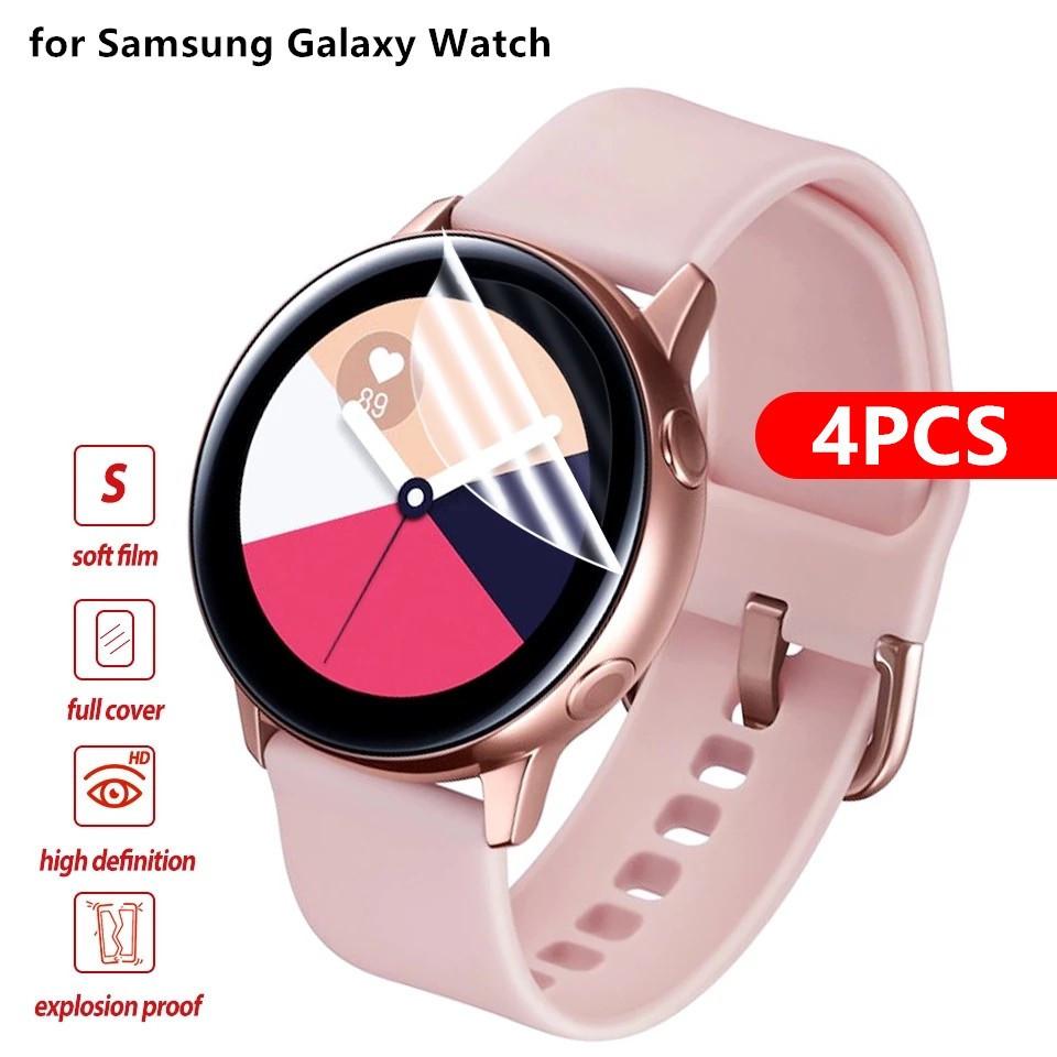 Full Cover Curved Edge Screen Protector for Samsung Galaxy Watch Active 2 44mm Hydrogel Protective Film for Active 2 40mm