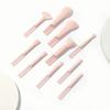 10 шт./набор прозрачных желейных розовых косметических кистей конфетного цвета, мини-размер, набор кистей для макияжа, дорожный