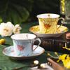 Керамическая чашка для кофе в форме тюльпана, подарочная коробка, изысканная, для высококлассного ресторана, бытовая, набор для послеобеденного чая, оптом