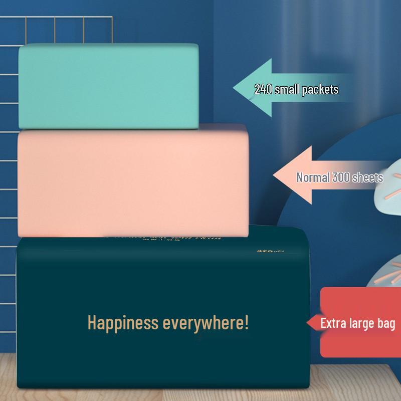 5-Ply Extra Thick Virgin Wood Pulp Facial Tissues, 420 Tissues, Pull-Out Style, Full Box Value Pack