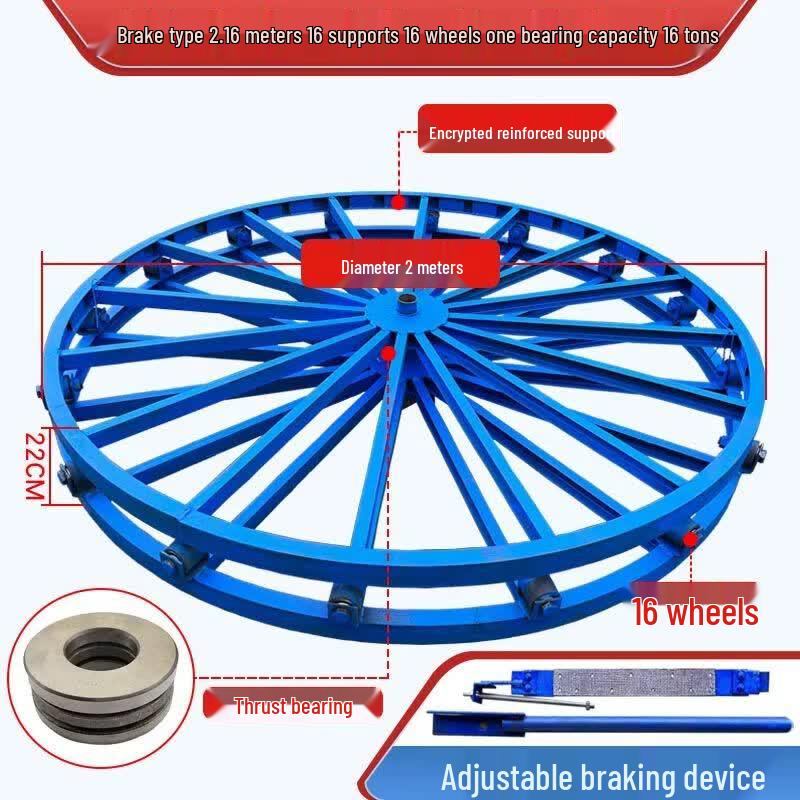 Reinforced Horizontal Cable Dispenser Spool