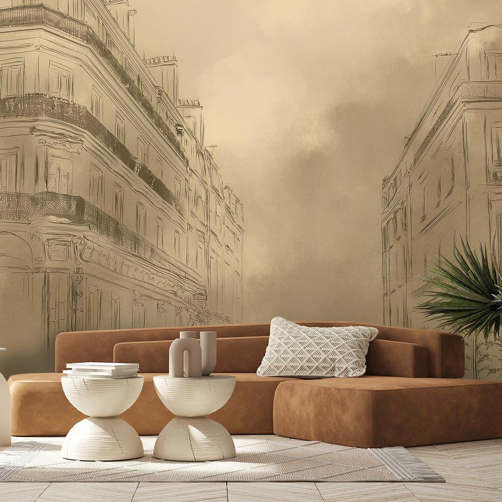 Wallpaper City Vintage Buildings