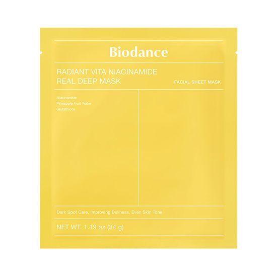 Biodance Маска Radiant Vita Niacinamide Real Deep Mask 4 листа