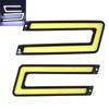 2pcs 12V U Shape Daytime Running Light Waterproof DRL Car LED Strip External Lights Signal Lamp Fog Lamp Universal