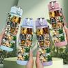 1PC Vintage Truck Farm Life Scene Art Print 750ml Color Plastic Sports Water Bottle Leakproof Flip Straw Lid Suitable for Sports Office Home Use