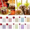Rhinestone Crystal Fruit Skewer Sticks Bamboo Cake Chocolate Caramel Sticks Apple Sticks Christmas