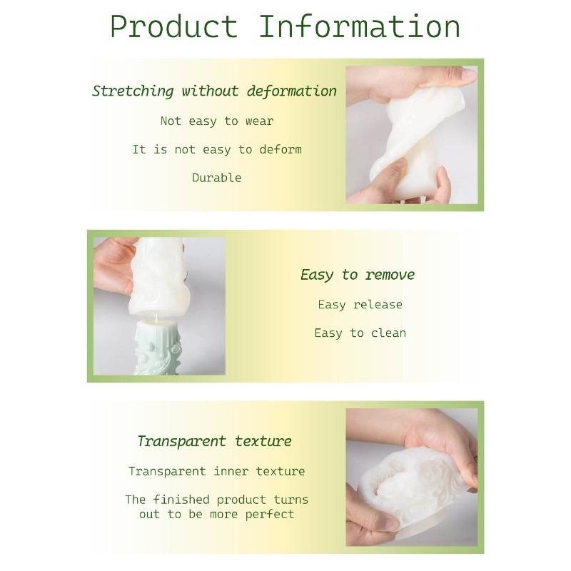 Силиконовая форма для свечей | Многоразовый пищевой силикон для изготовления свечей своими руками