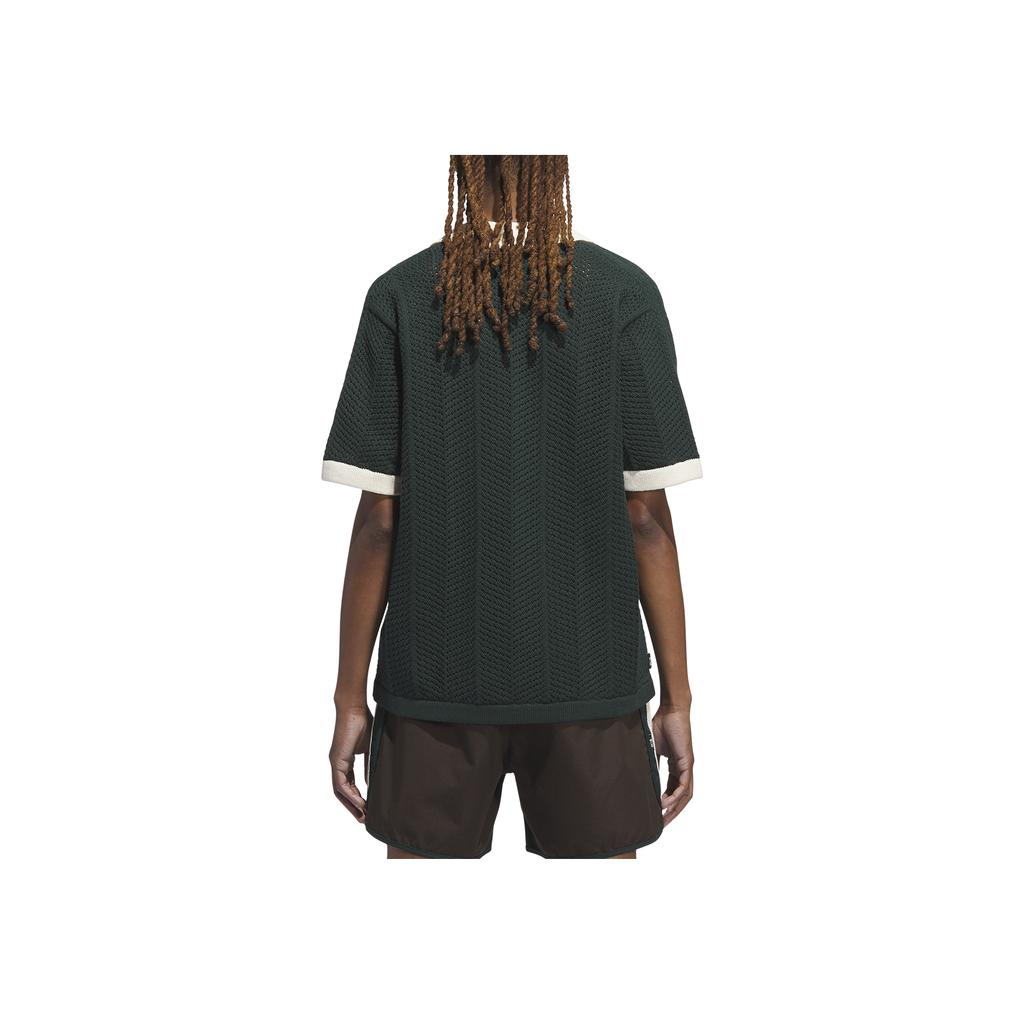 Adidas Коллаборация Originals X CLOT SS25 Пике от Эдисона Чена Логотип Удобная Спортивная Рубашка Поло Унисекс Рубашки Поло IK2942