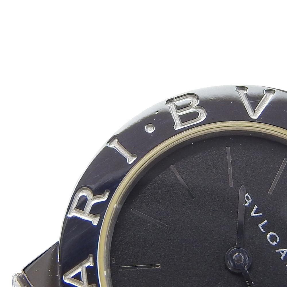 BVLGARI Bvlgari Bvlgari Watches BB26Stainless Steel Silver blackDial Stainless Steel Quartz Analog display Women Used