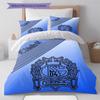 Schalke 04 Pattern Bedding Set Quilt Cover Pillowcase Home Decor Gift (1 * duvet cover + 2 * pillowcase, without core)