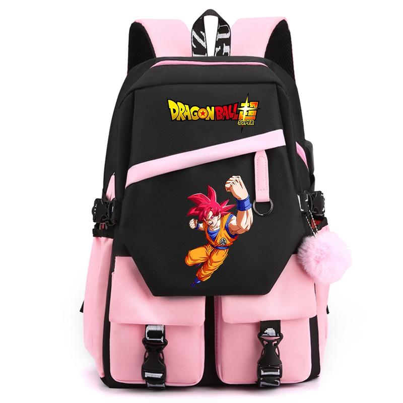 Аниме Dragon Ball унисекс рюкзак для девочек мальчиков студентов подростков детей ноутбук рюкзак для мужчин и женщин милый повседневный школьный рюкзак для детей подарок на день рождения игрушка