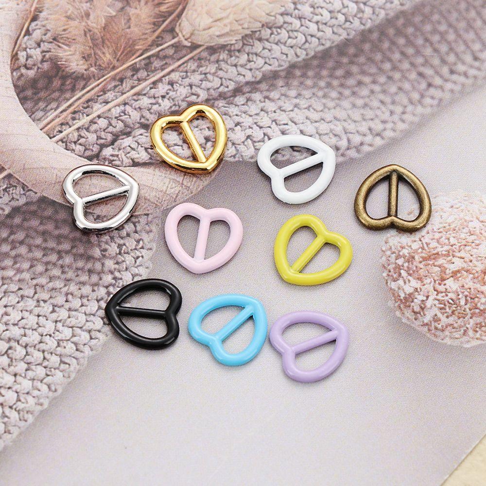 Ultra-small Stuffed Toys Diy Dolls Buckles Heart Shape Buckle Belt Buttons Doll Bags Accessories