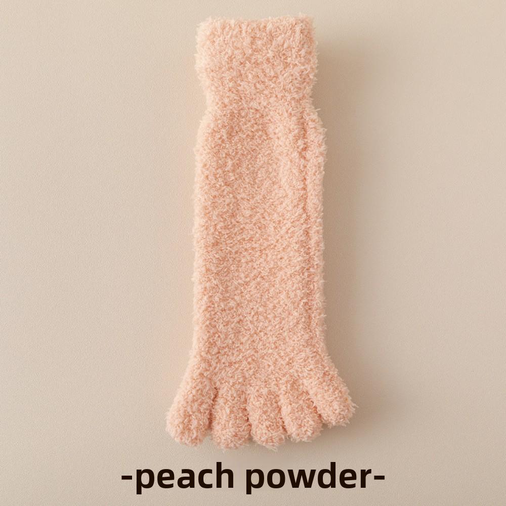 Зимние носки с пятью пальцами из кораллового флиса – Утепленные теплые носки для сна и дома для мужчин и женщин