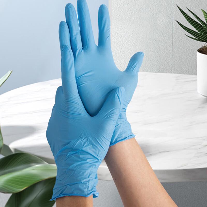 Одноразовые нитриловые перчатки ZPS Blue
