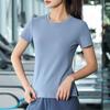 Женский летний тонкий топ с коротким рукавом для фитнеса и йоги OEING