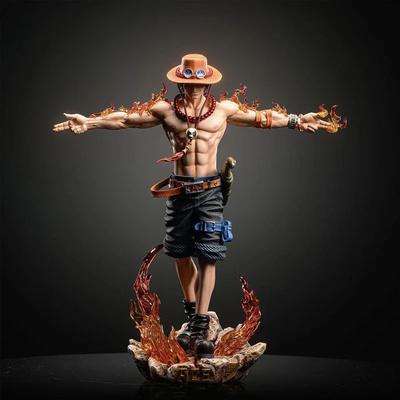 27 см Аниме Фигурка One Piece Эйс Портгас Д. Эйс Экшн-фигурка ПВХ Модель Статуэтка Кукла Коллекция Украшение Игрушки Подарок Орнаменты
