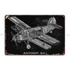 Antonov An2 Metal Sign Printing Pub Custom Design Club Tin Sign Poster