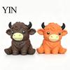 Highland Cow Squeezable Toy Stress Relief Toy, Cattle Sensory Soft Ball Fidget for Office Home and Classroom Relieving Gadget