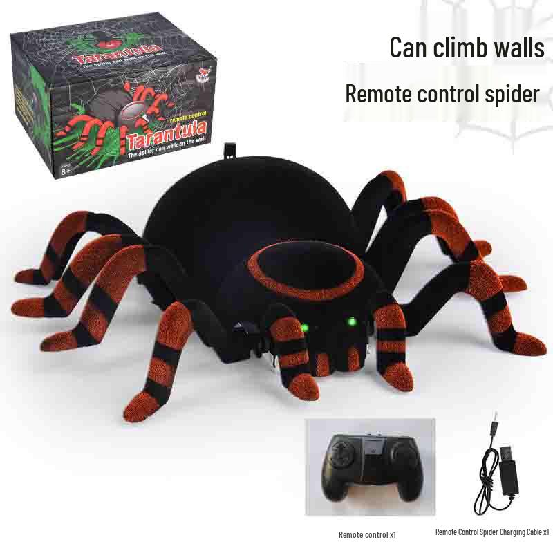 FY878 Радиоуправляемый трюковой автомобиль-паук, лазающий по стенам, со светом - Подарок на Хэллоуин и Рождество
