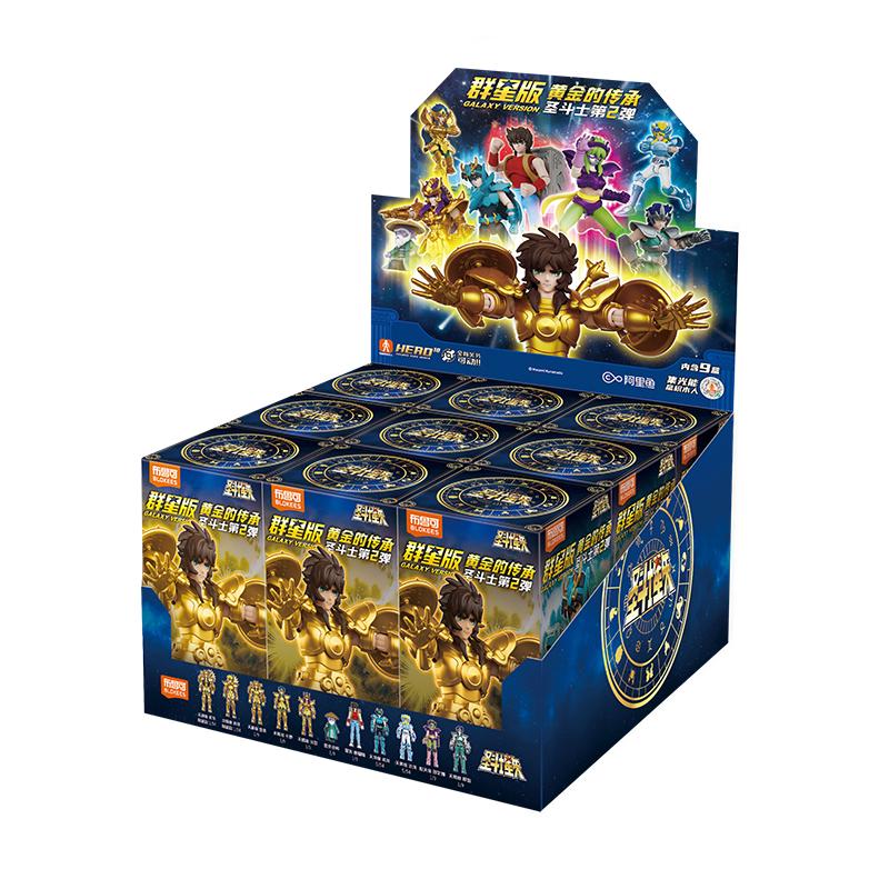 BLOKEES Оригинал Saint Seiya V02 ГАЛАКТИЧЕСКАЯ ВЕРСИЯ V01 Доко Весы Водолей Змееносец Начи Дракон Сэйя Игрушка Фигурка Подарок