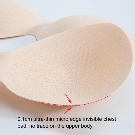 Bra Pad 0.1cm Ultra Thin Good Breathability Bra Insert Triangle Sponge Push Up Bra Pad Women Invisible Insert Bikini Breast