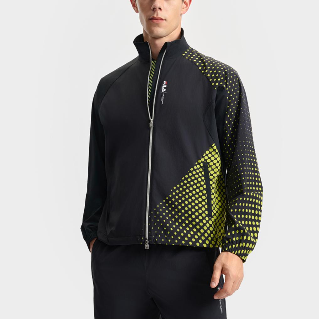 Fila X David Koma Collaboration Athletics Tennis Series Fashion Minimalist Loose Long Sleeve Jacket Men Jackets A11M523706F-ZB