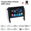Автомагнитола Мультимедиа MP5 Плеер Головное Устройство Стерео BT Для Toyota Allion Premio 2007-2016