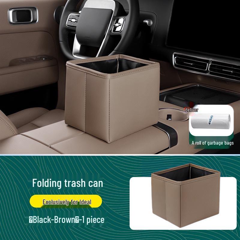 Universal Car Trash Can: Seat-Mounted Interior Storage Accessory for L6, L7, L8, L9, i6, i8, MEGA Models