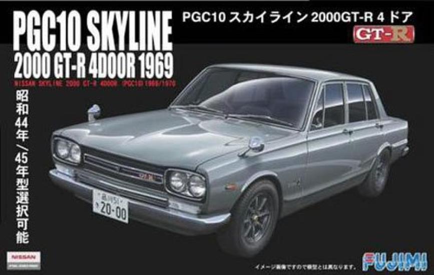 Fujimi Model Серия Inch Up Hakosuka PGC10 1969 Пластиковая модель ID3 1/24 №3 GT-R 4-дверный