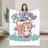 Baby Saja KPop Demon Hunters Saja Boys Blanket Warm Funny Plush Bedding Throws For Child Couch Chair Flannel Bedspread Bed Cover