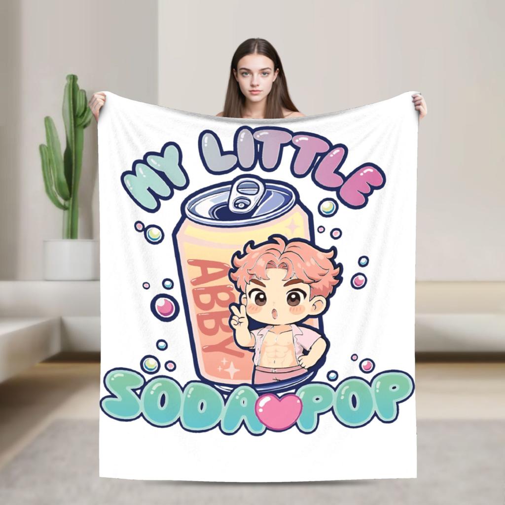 Baby Saja KPop Demon Hunters Saja Boys Blanket Warm Funny Plush Bedding Throws For Child Couch Chair Flannel Bedspread Bed Cover