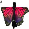Fashion Butterfly Wing Beach Towel Cape Scarf for Women Christmas Halloween Gift ADM
