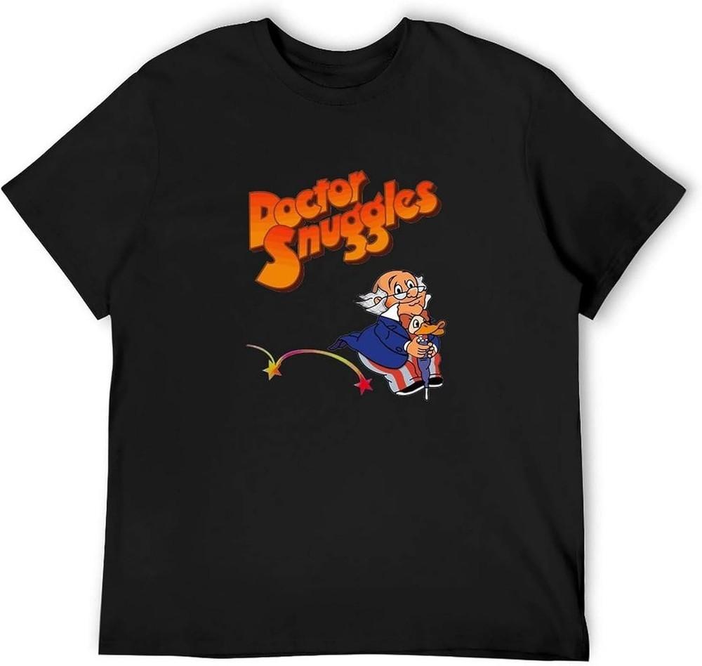 Dr. Snuggles Retro Vintage Fun T Shirt Black Unisex T-Shirt