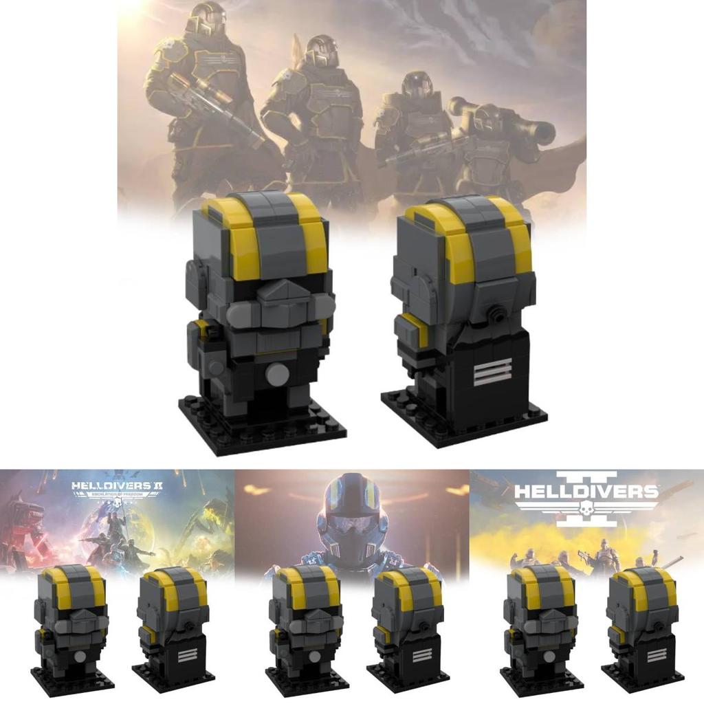 Набор миниатюрных строительных блоков Helldivers 2 для детей с увлекательной сборкой «Сделай сам»