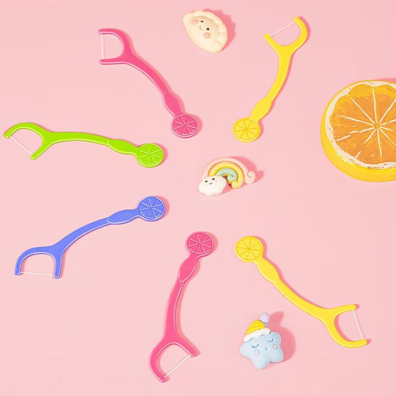 FAWNMUM Kids' Individually Wrapped Dental Floss Picks
