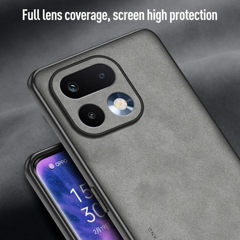 Retro Leather Skin Feel Case For Realme 16 Pro Plus Realme16Pro+ Shockproof Matte Silicone Soft Case Cover