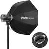 Портативный софтбокс восьмиугольного типа GODOX 60 см. Сборка не требуется. Крепление Godox ML30 ML60 AD400Pro AD300Pro ML100Bi. Аксессуары для фотосъемки. (модель