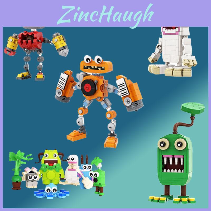 White Monster Building Blocks 249pcs Abs Small Particles Puzzle Toy With Unique Design
