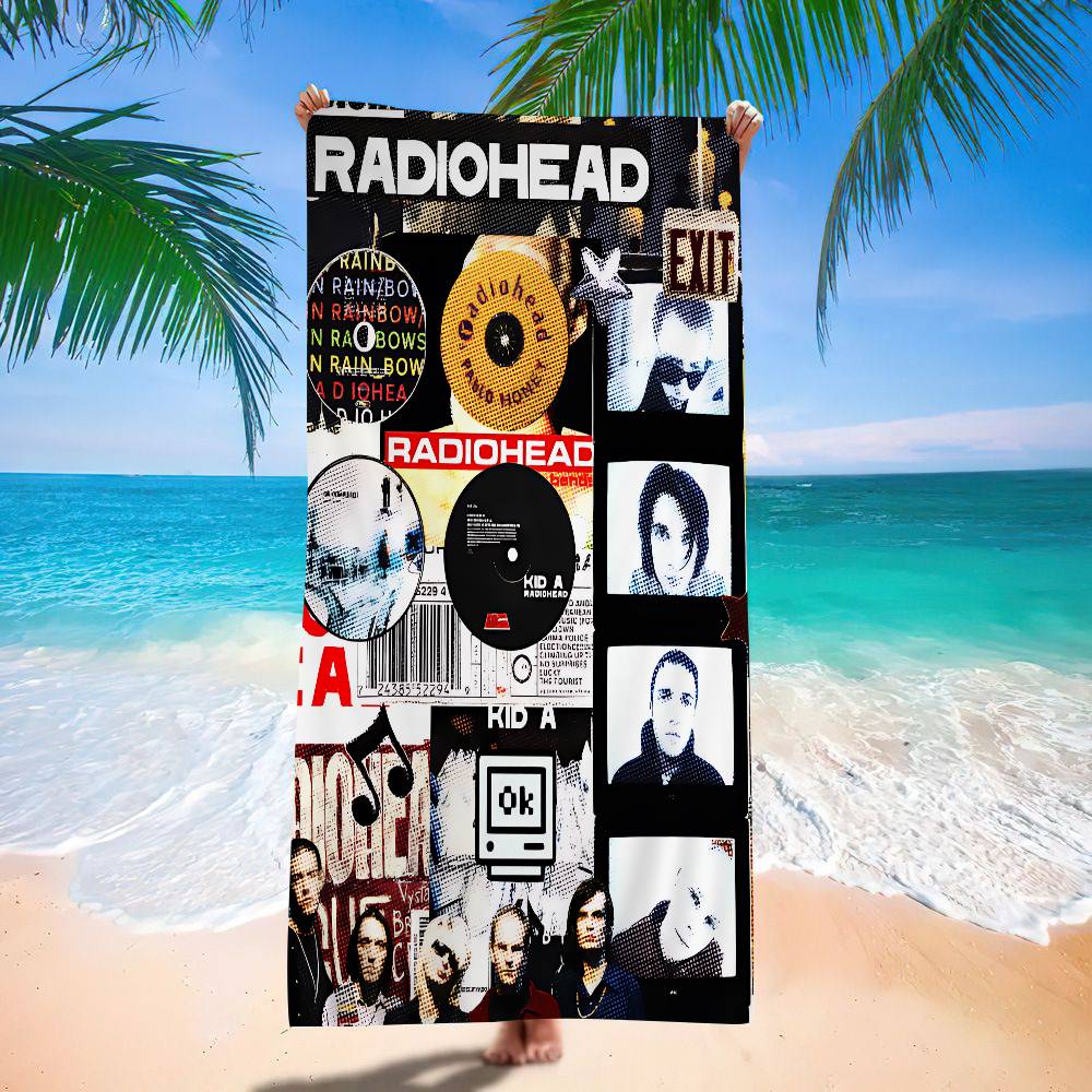 1 шт. мягкое полотенце для ванны R-Radioheades из микрофибры, мягкое, хорошо впитывающее влагу, дышащее, для девочек, детей, декоративное, с мультяшным рисунком, пляжное полотенце