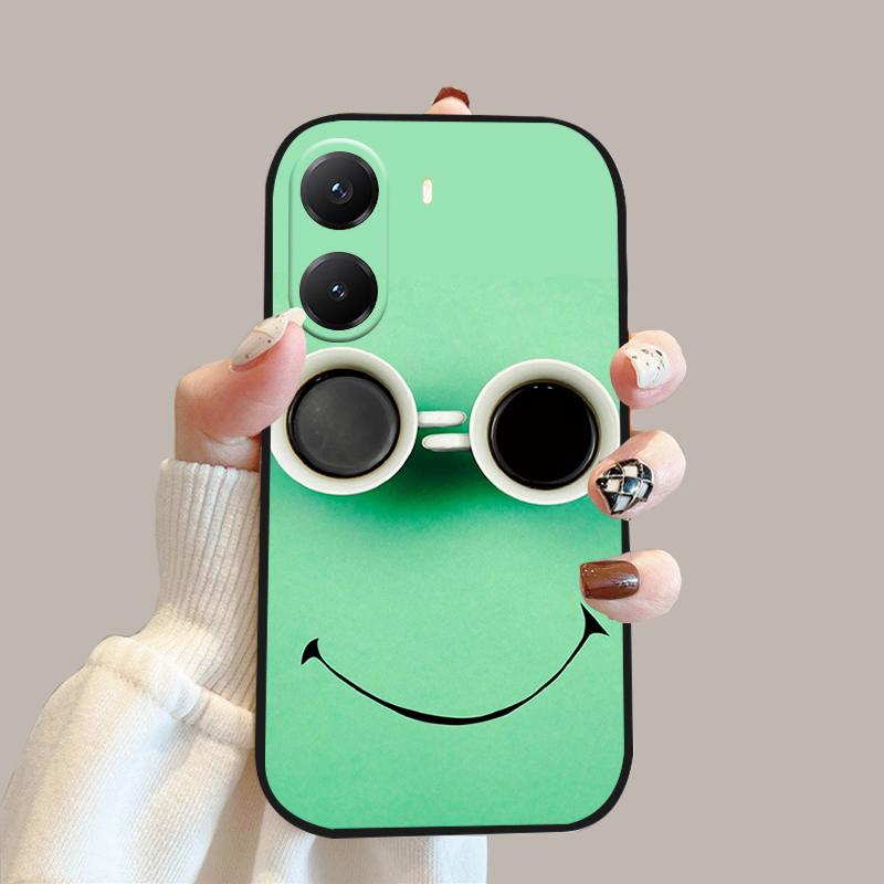Мультяшный модный чехол для Xiaomi Poco X7 Pro Coque 2412DPC0AG Мягкий силиконовый TPU чехол для телефона Redmi Turbo 4 5G Phone Fundas