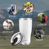 HAUSHOF Vacuum Insulated Stainless with Car Coffee Water Stainless Steel Convenience Store Keeps Drinks Hot or Perfect for Outdoor Tumbler, Steel,
